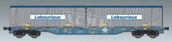 ACME 40535 - H0 - Containertragwagen Labouriaux, Ermewa , Ep. V-VI